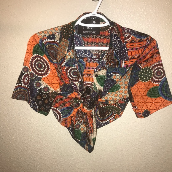 New York & Company Tops - 70s׳ BOHO Shirt